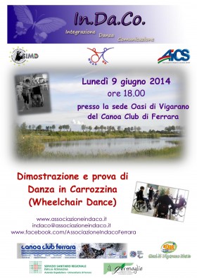 Canoa Club: dimostrazione di Danza in Carrozzina - In.Da.Co. ASD