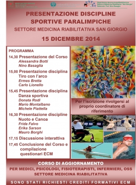 Presentazione discipline sportive Paralimpiche - In.Da.Co. ASD